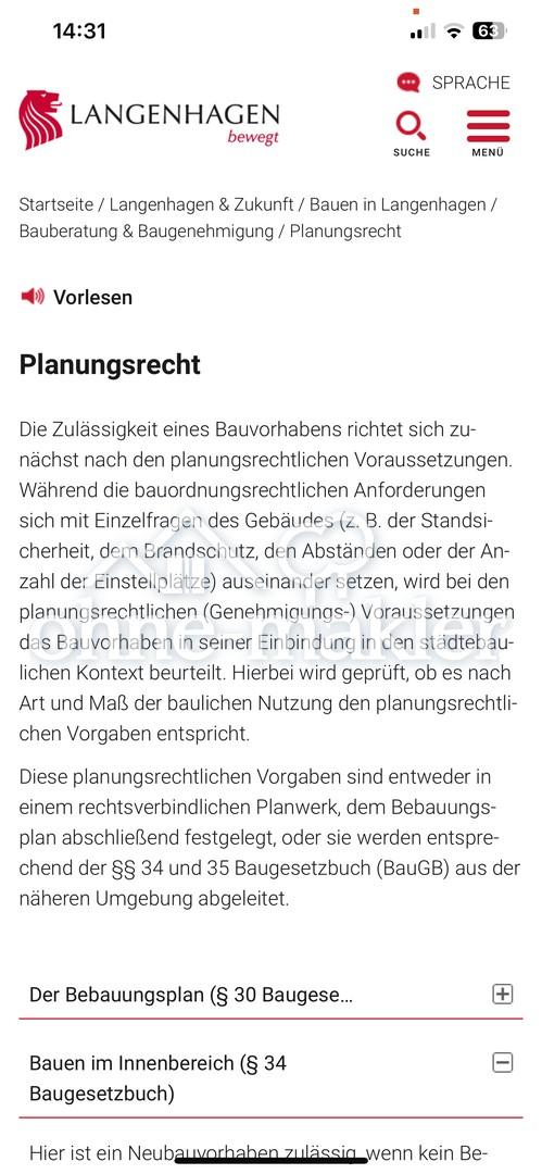 Bauleitlinie 2 Langenhagen