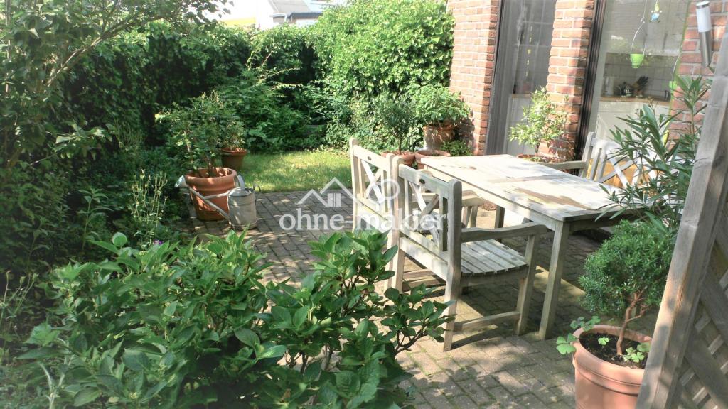 Terrasse und eigener Garten