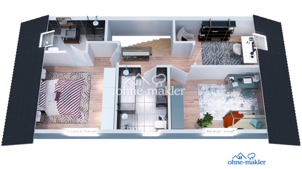 3D Grundriss OG