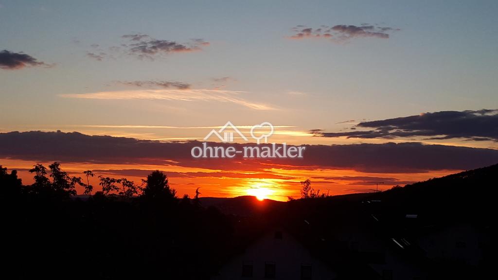 Sonnenuntergang vom Balkon aus