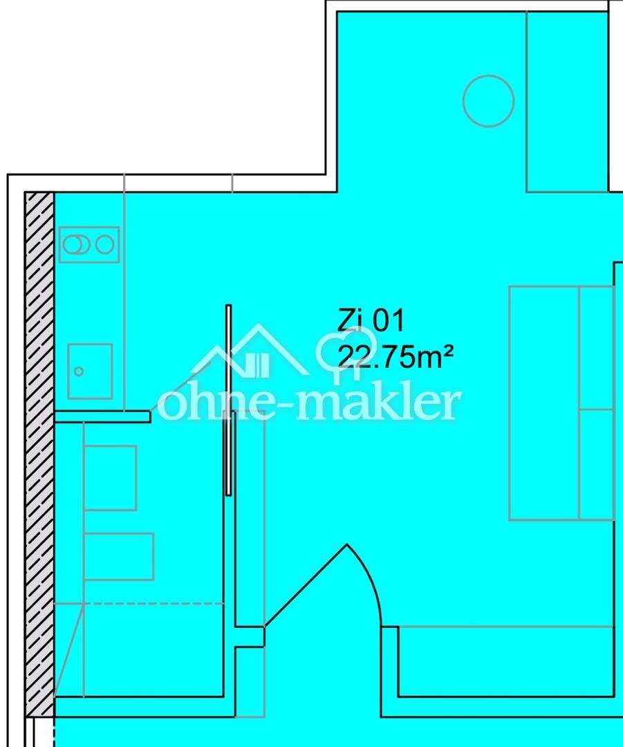1-Zimmer-Wohnung direkt am S- u. U-Bhf Neukölln - Foto 5