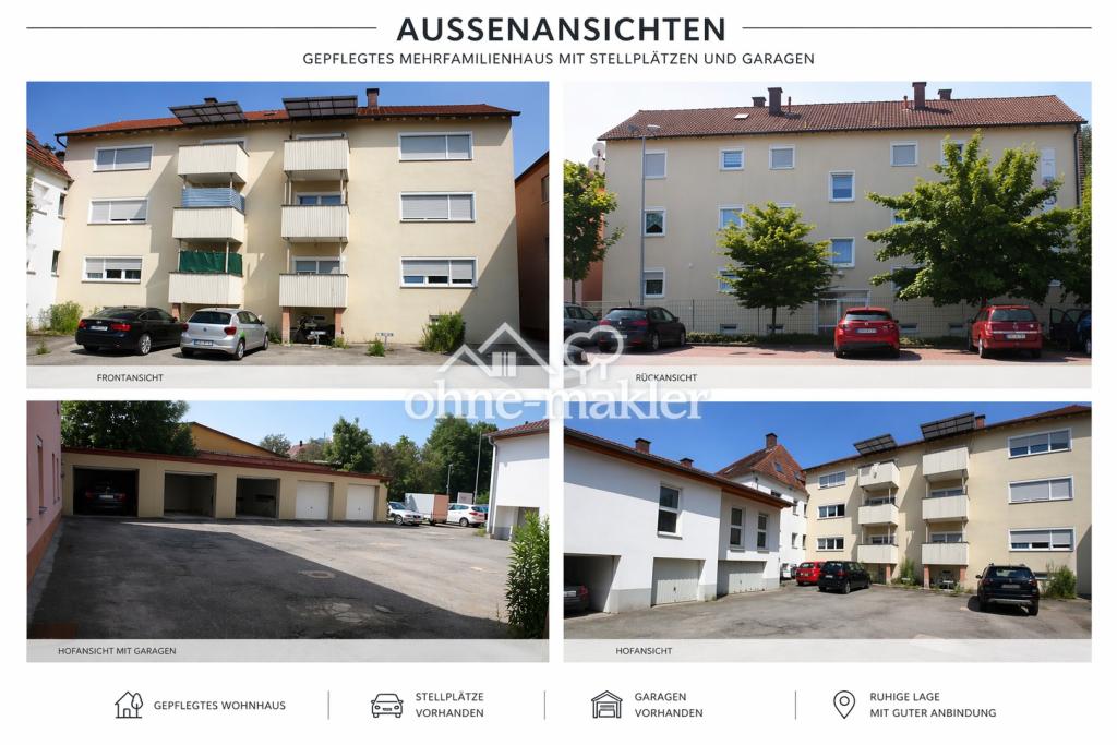 Stilvoll sanierte 3-Zi.-Wohnung mit neuer Einbauküche & Balkon in ruhiger Lage - Photo 1