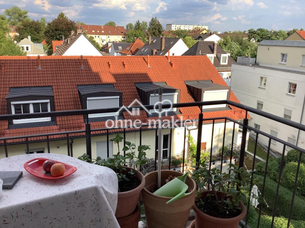 Aussicht vom Balkon