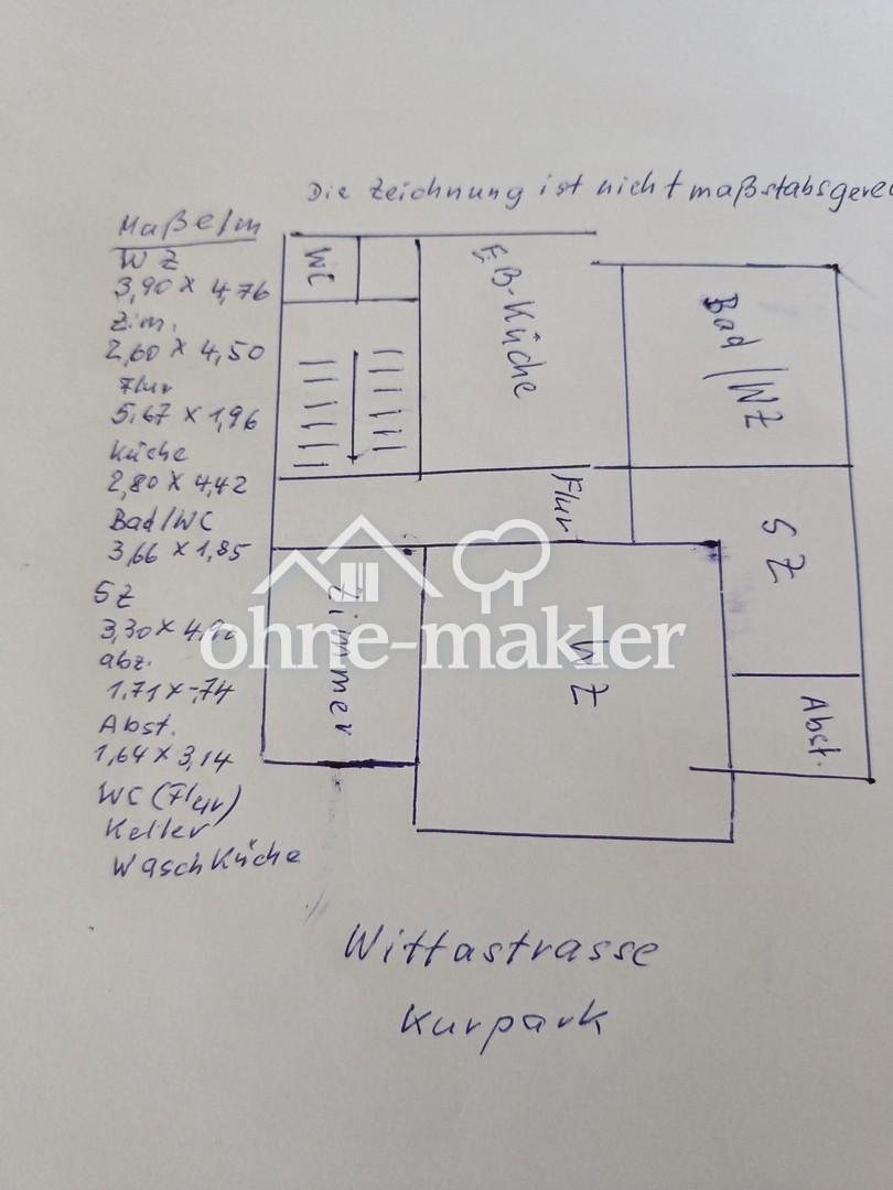 Dachgeschosswohnung in Bad Hersfeld am Kurpark - Foto 2