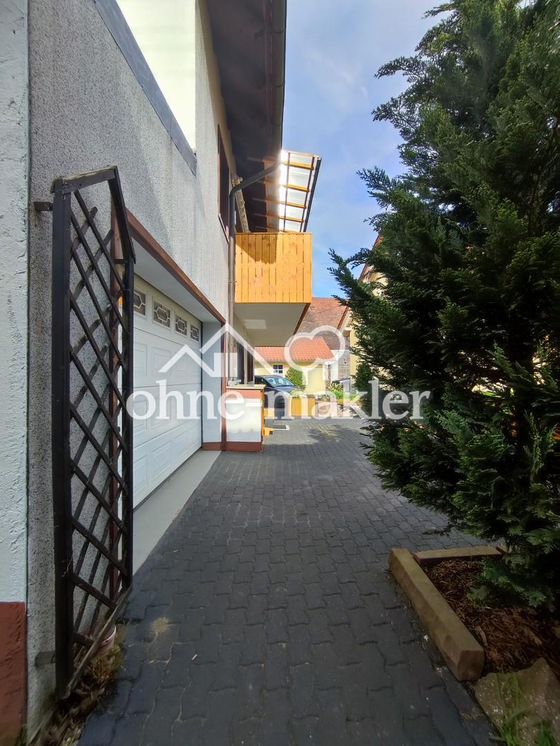 Doppelgarage Eingang