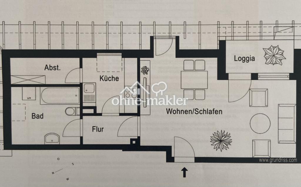 Großzügiges 1 DG Apartment mit Loggia - Photo 4
