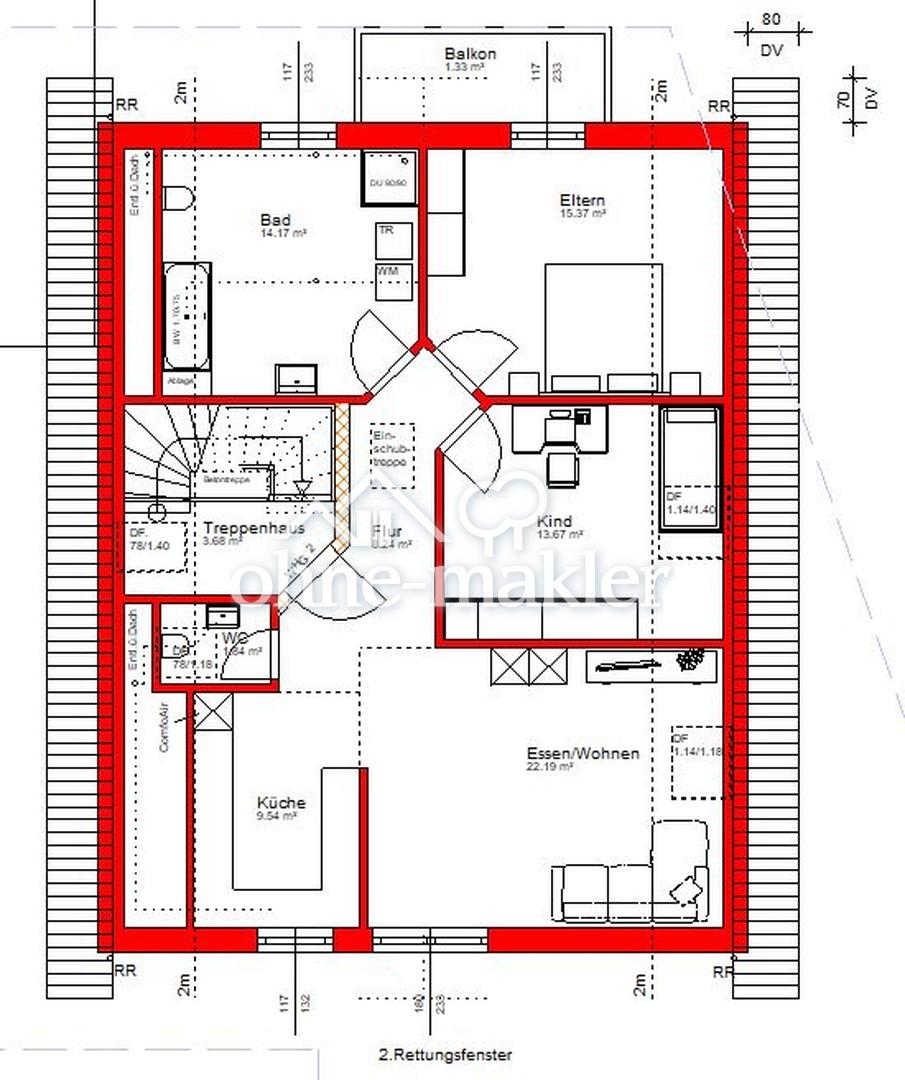 3-Zimmer-Wohnung Dachgeschoss - Photo 3