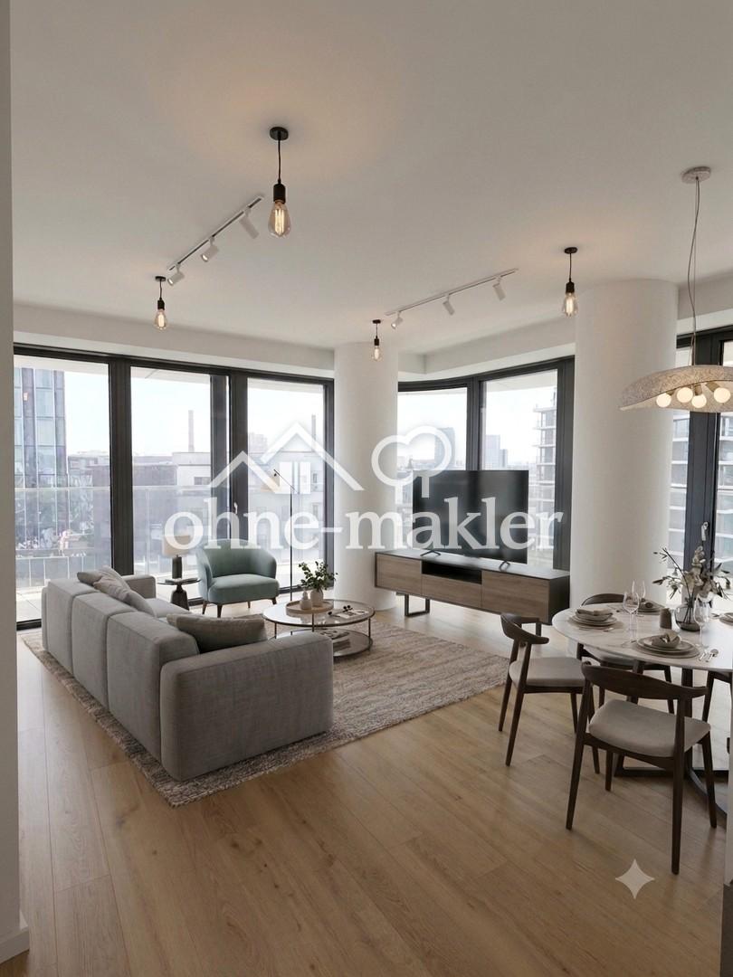 Luxuriöse 4 Zimmer Wohnung im Grand Tower Deutschlands höchstem Wohnturm - Foto 1