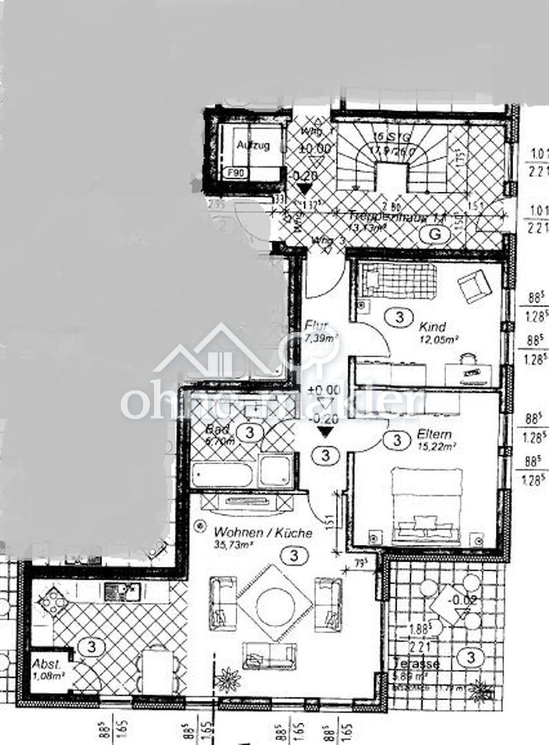 Grundriss Wohnung