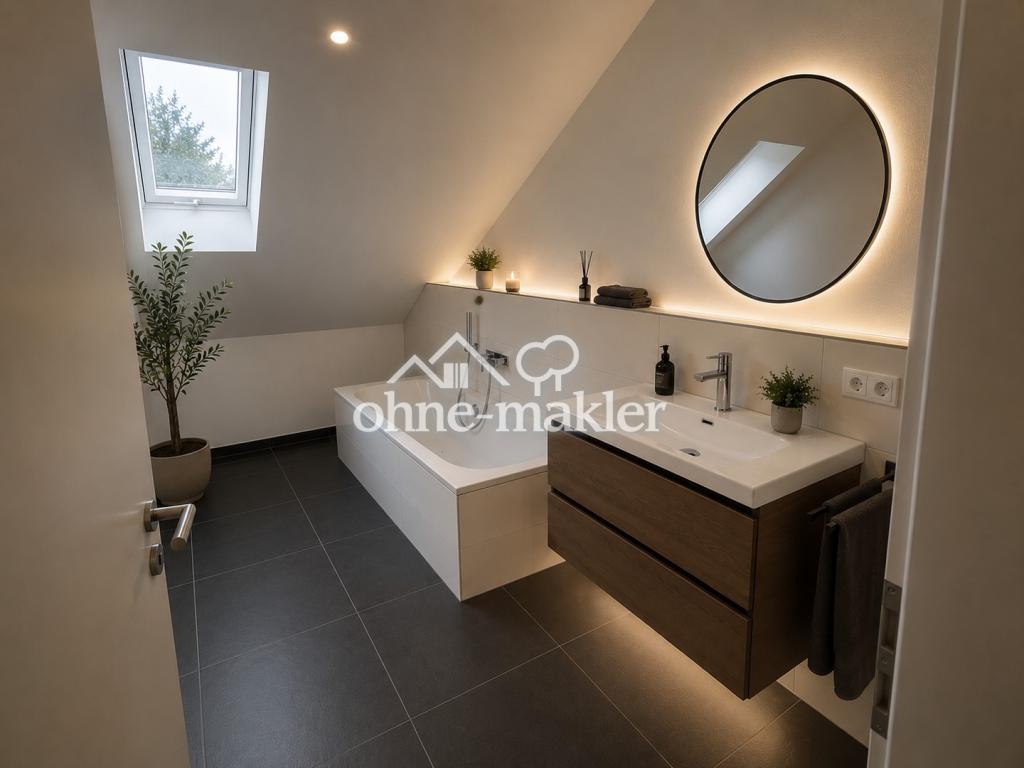 Moderne Neubau-Dachgeschosswohnung mit großem Balkon und lichtdurchflutetem Wohnbereich - Photo 5