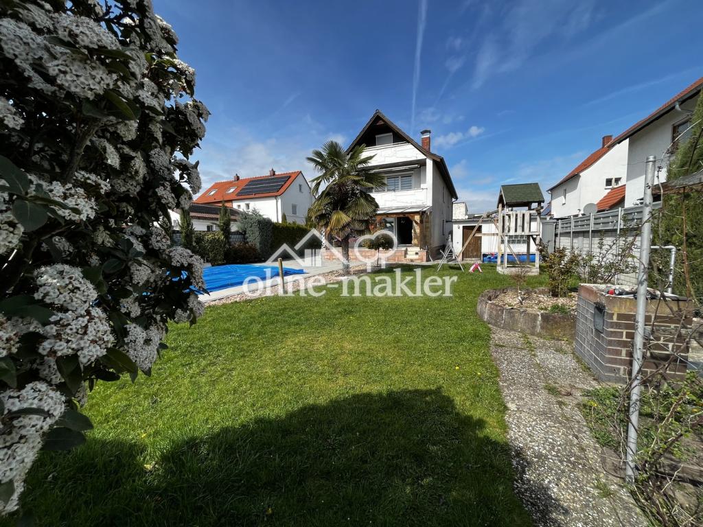 Blick auf das Haus 