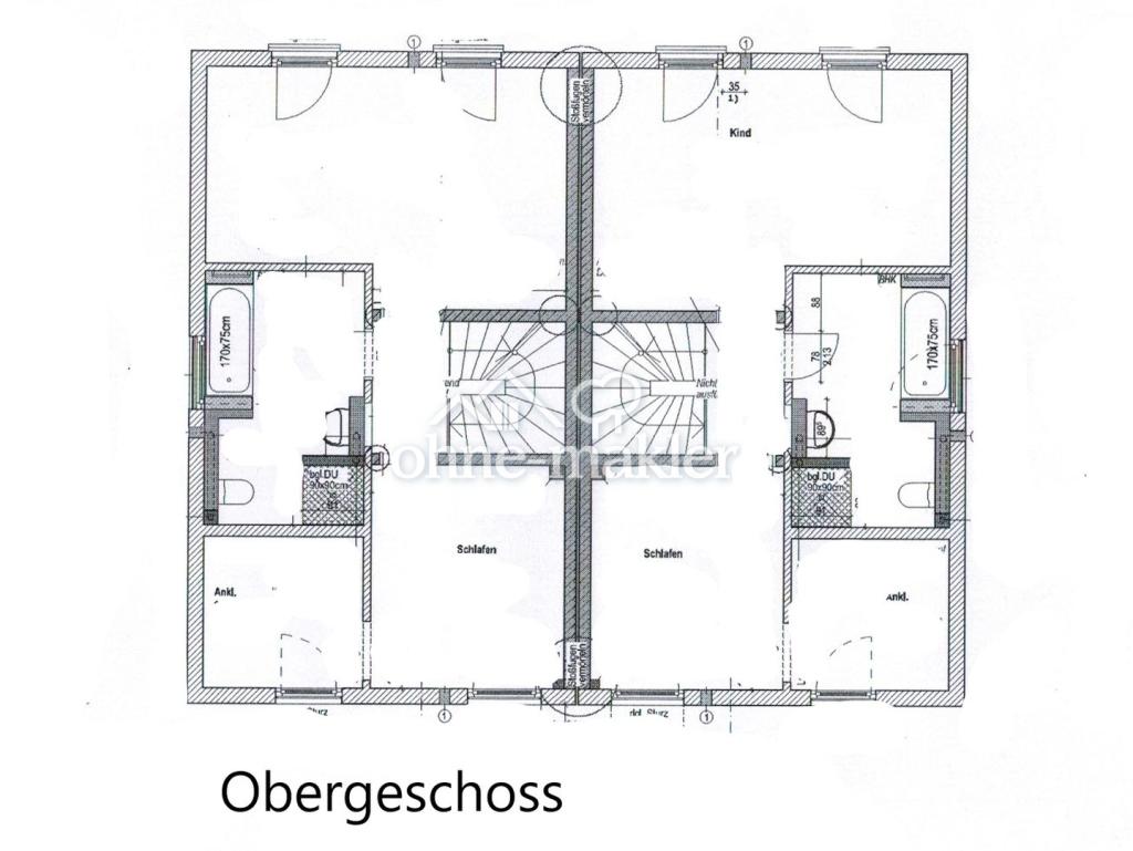 Grundriss Obergeschoss