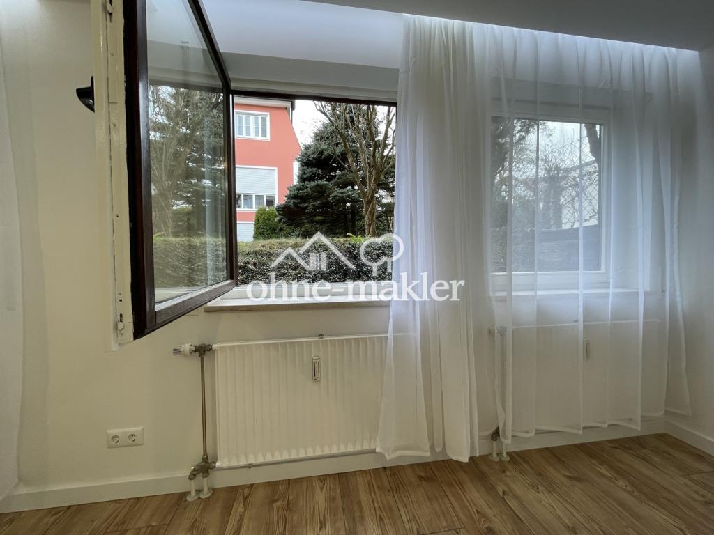 Blick aus dem Wohnzimmer