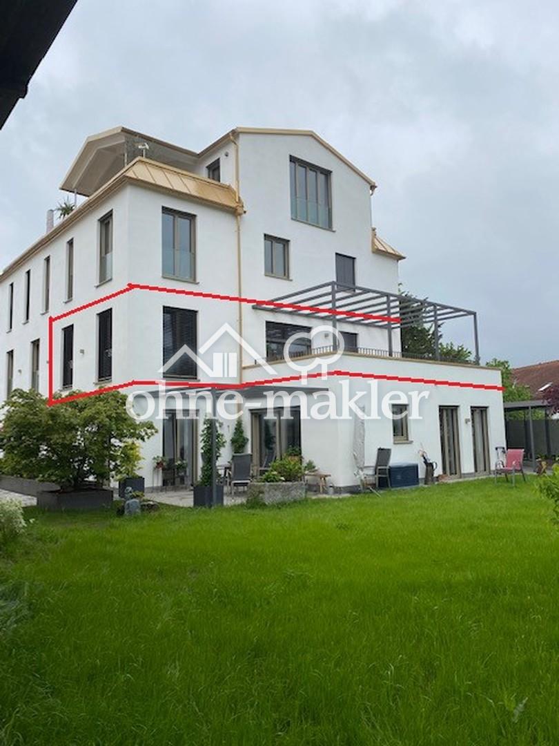 Bestlage Traunstein! Exklusive 2 Zimmer-Wohnung mit großer Dachterrasse, Neubau - Foto 1