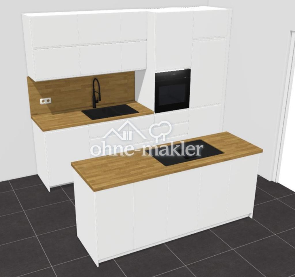 4 Zimmer (2 Zimmer eingeschränkte Nutzung) Wohnung, Dachterrasse, EBK, Tiefgarage, KfW 55 - Photo 2