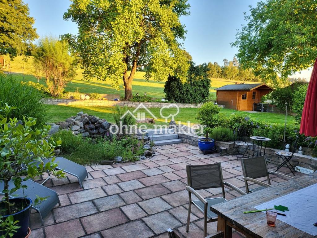 Garten mit unverbaubarem Blick