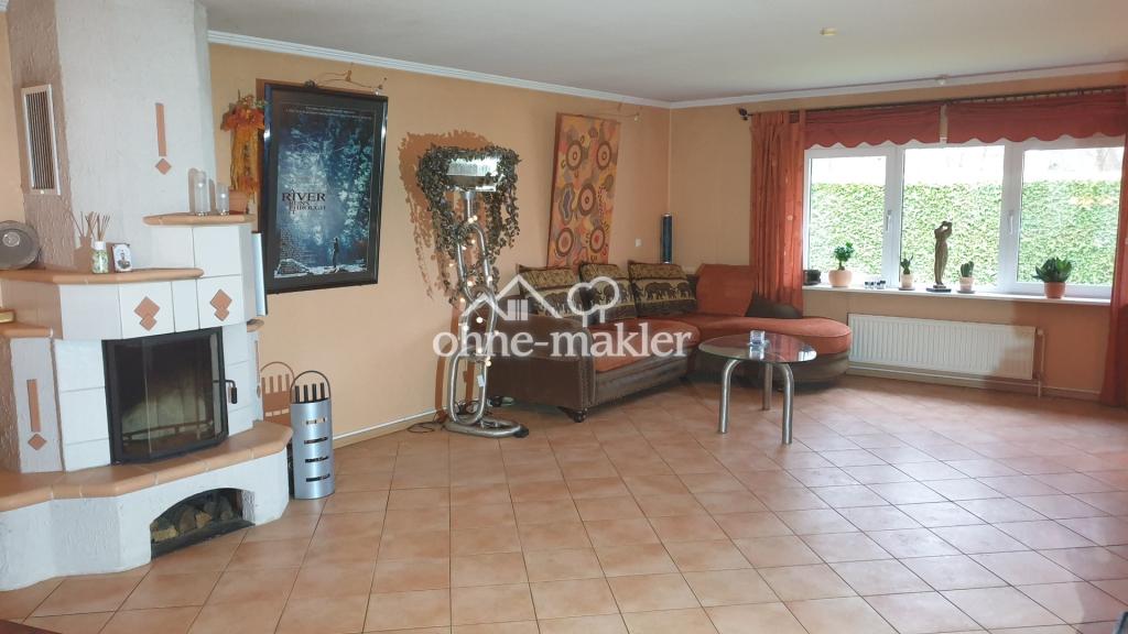 Wohnzimmer mit Kaminofen