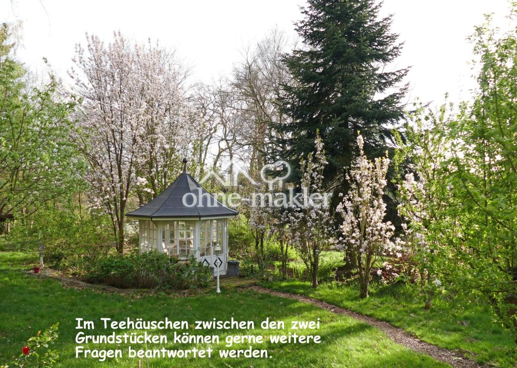 Teehäuschen als Treffpunkt