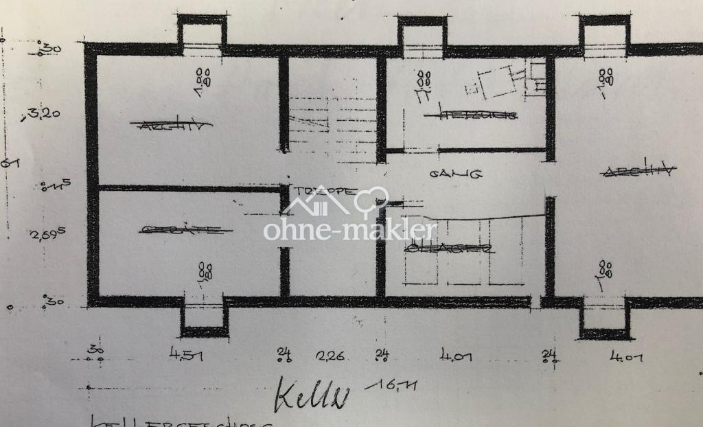 Grundriss Kellergeschoss