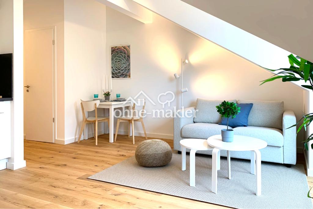 Wohnen auf Zeit: 1,5-Zimmer-Wohnung mit Südwest-Balkon in Hamburg-Marienthal - Photo 1