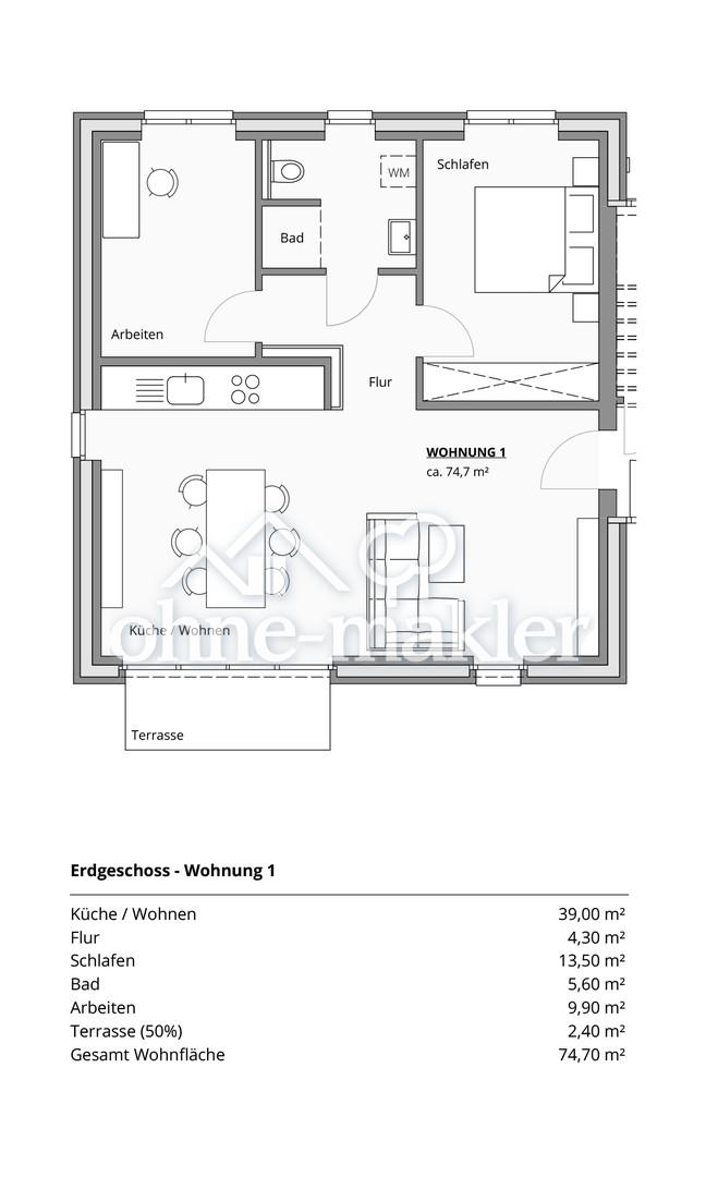 Grundriss Erdgeschoss