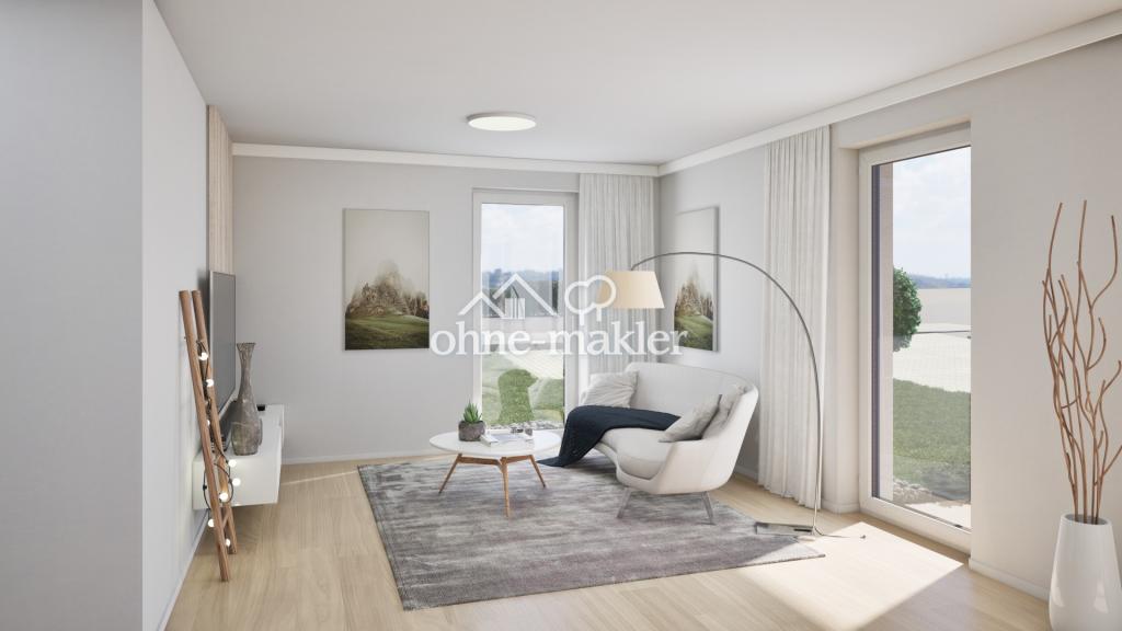 Wunderschöne 3-Zimmer-EG-Neubauwohnung in Randlage in Heldenstein - Photo 1