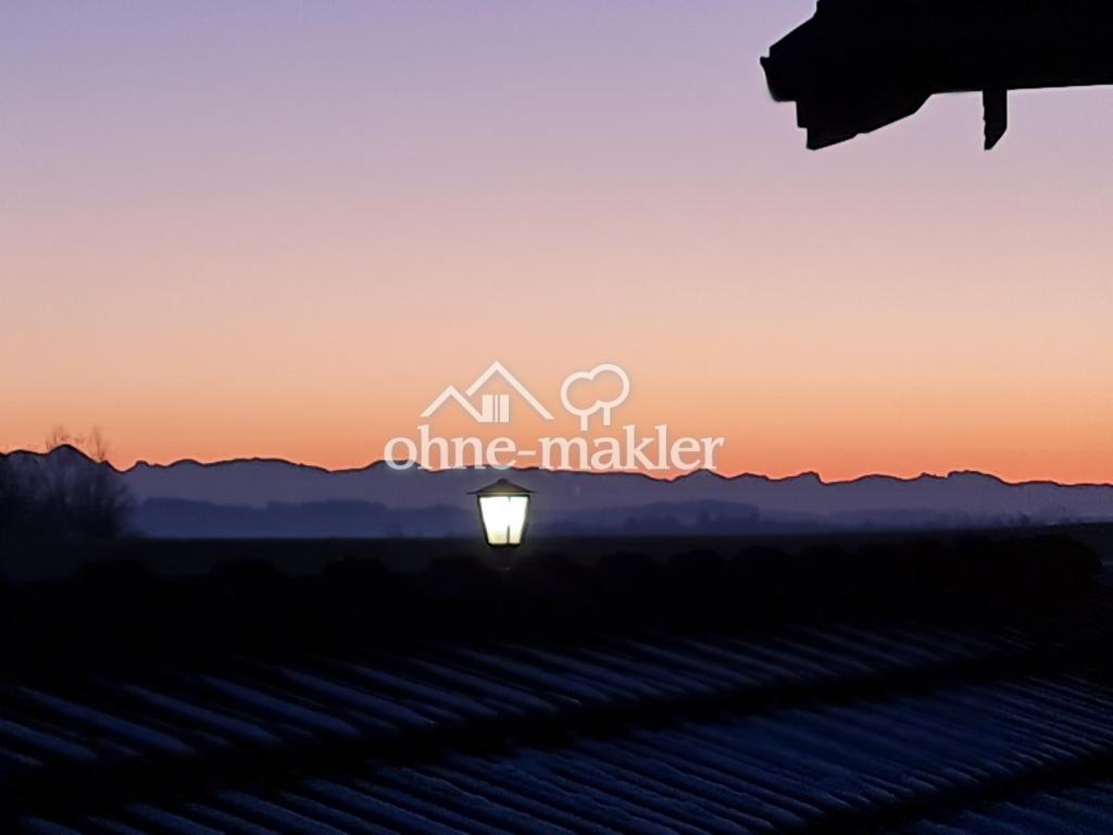 Sonnenuntergang v Westbalkon