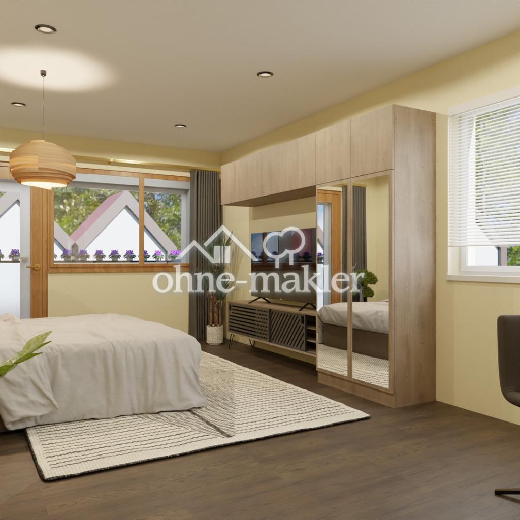 Schlafzimmer n. Renovierung 