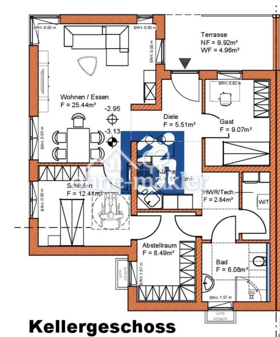 Erstbezug energieeffiziente UG Mietwohnungen (KfW55) im Neubau - Photo 1