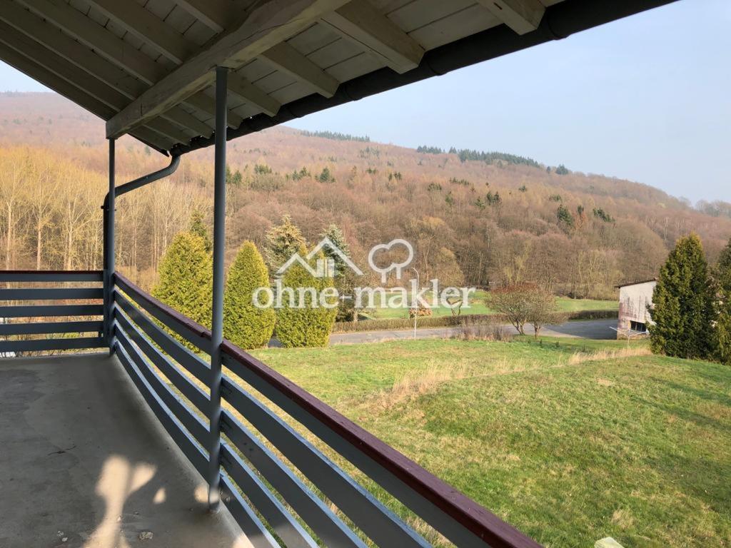 Ausblick vom Balkon