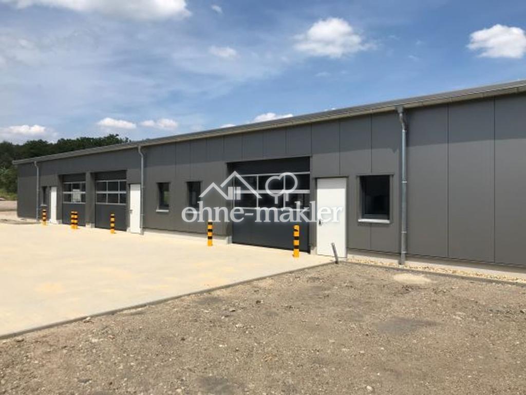 Frontansicht Halle Neubau 