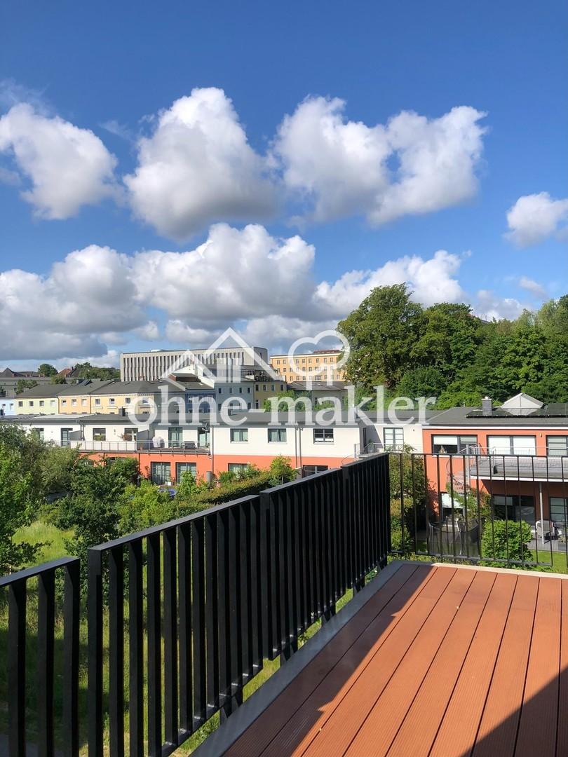 Ausblick vom Balkon