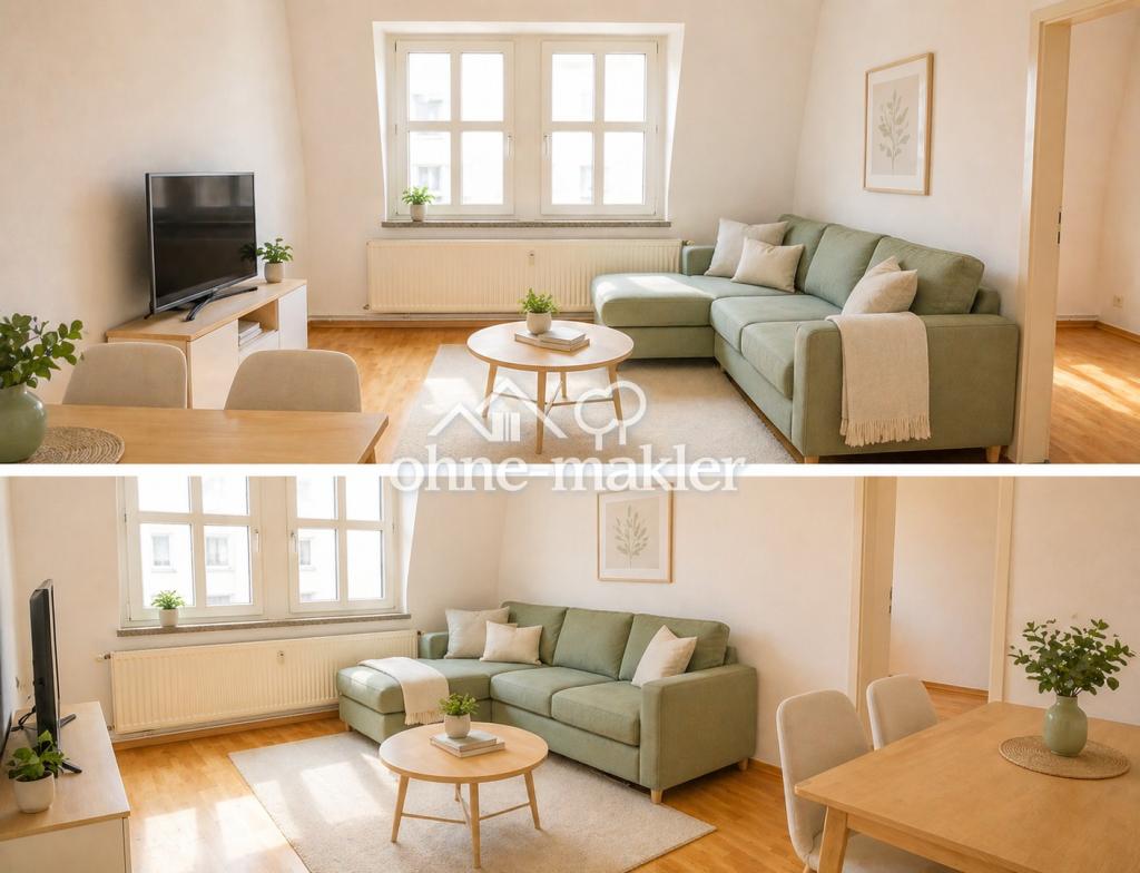 Cosy, bright and fully furnished 2-room flat. Very quiet yet central. - Foto 4