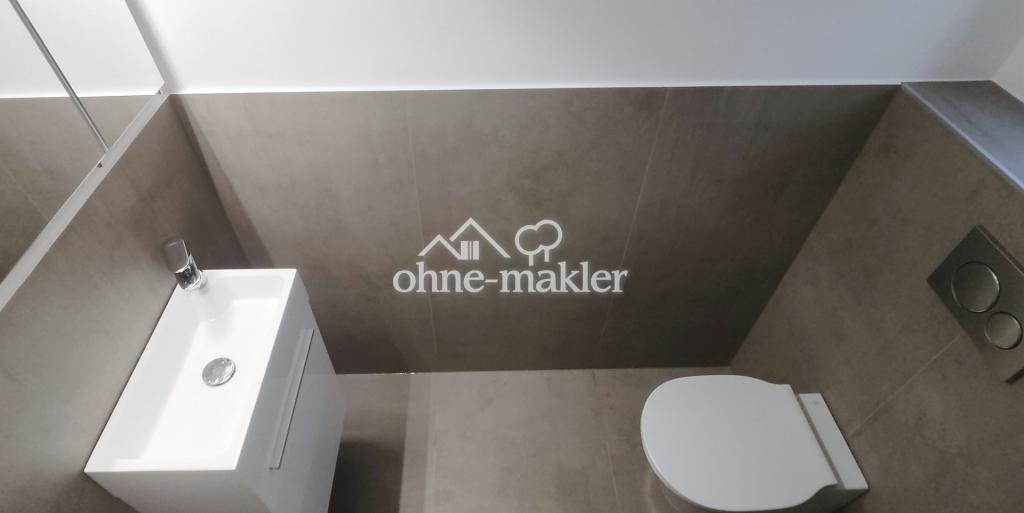 Das WC im Erdgeschoss