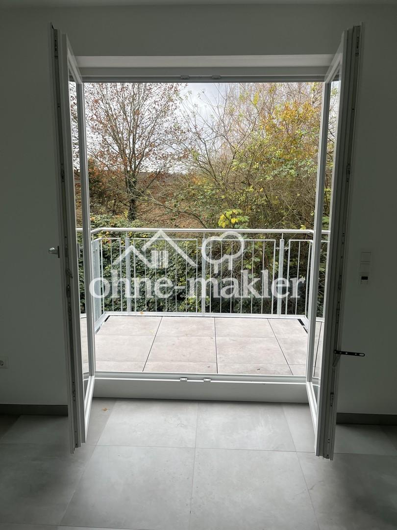 Blick auf den Balkon