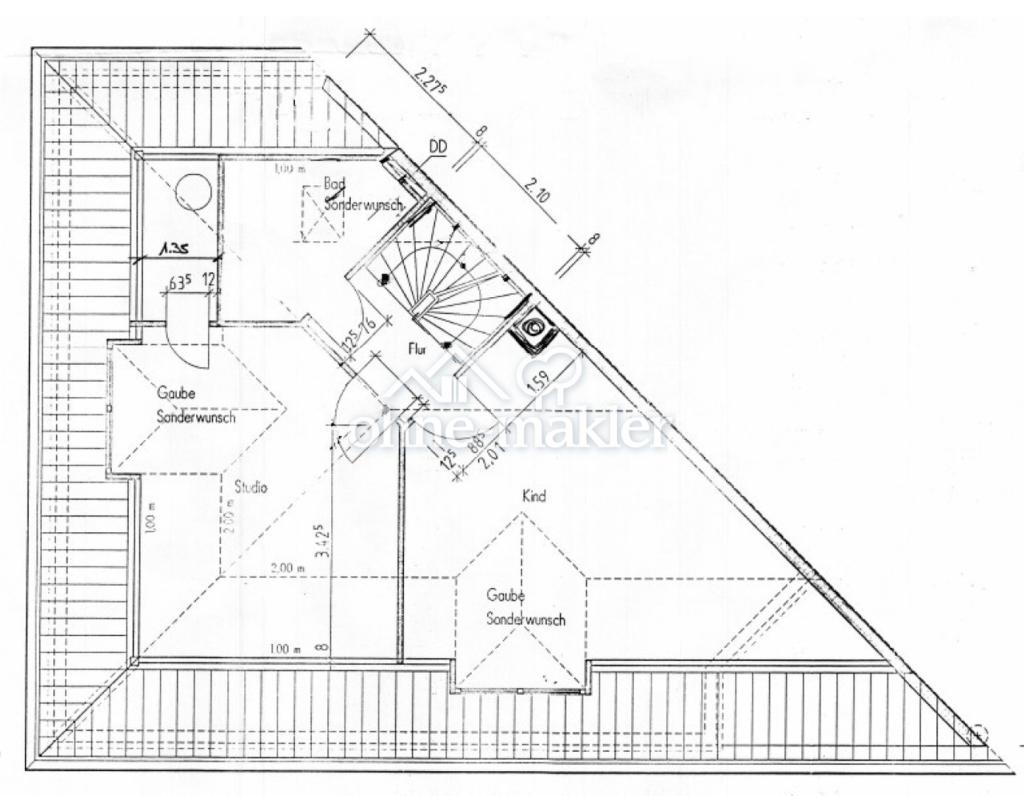 Grundriss Dachgeschoss