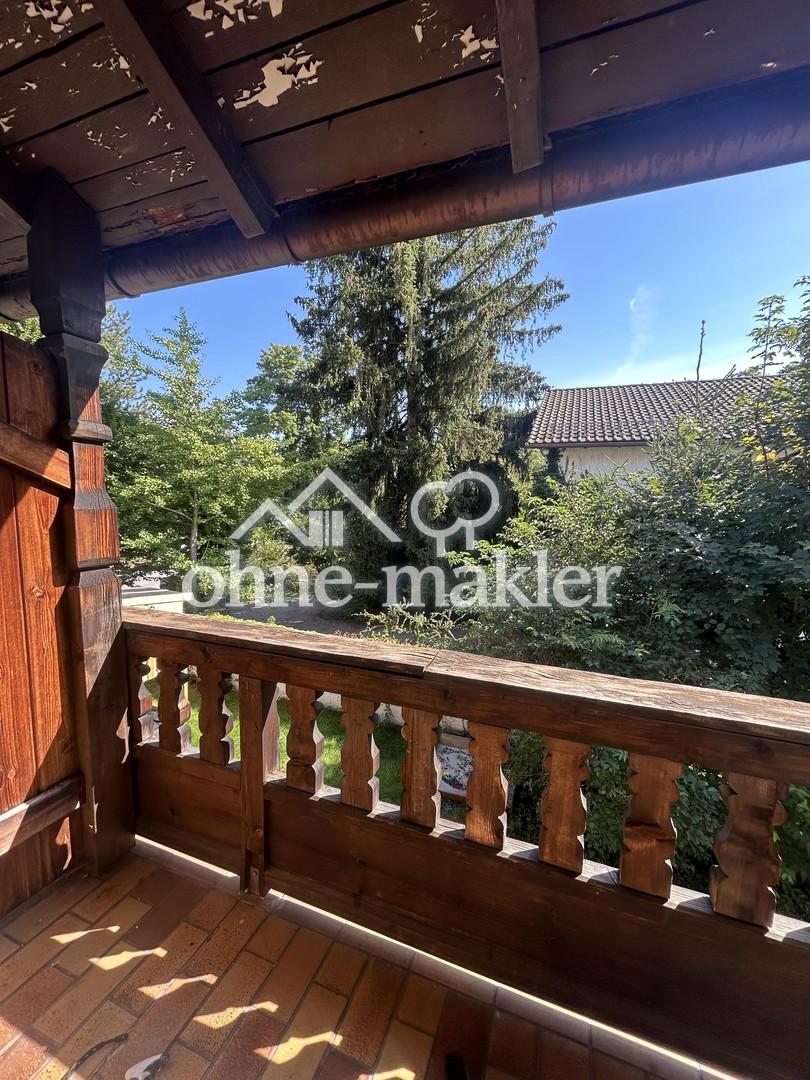 Aussicht vom Balkon