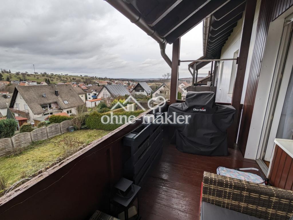 Balkon mit Fernsicht