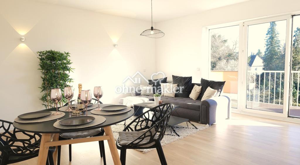 Möbliertes modernes Penthouse mit guter Verkehrsanbindung U6 - Foto 1