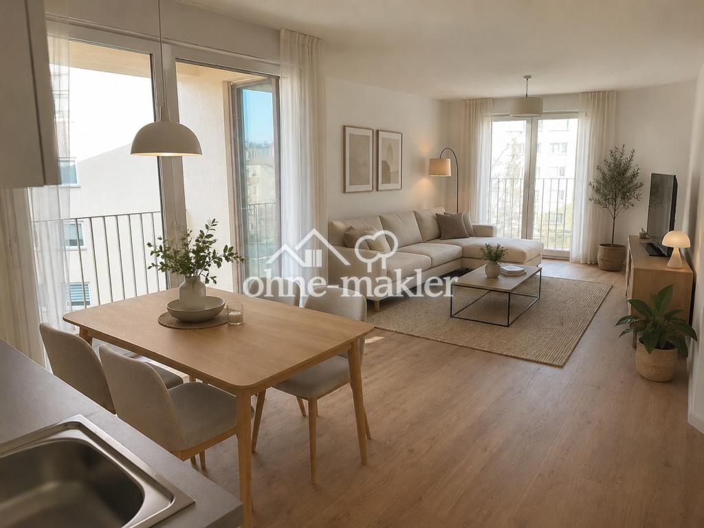 *Neuwertig* 3-Zimmer-Wohnung mit Balkon in Offenbach - Foto 2