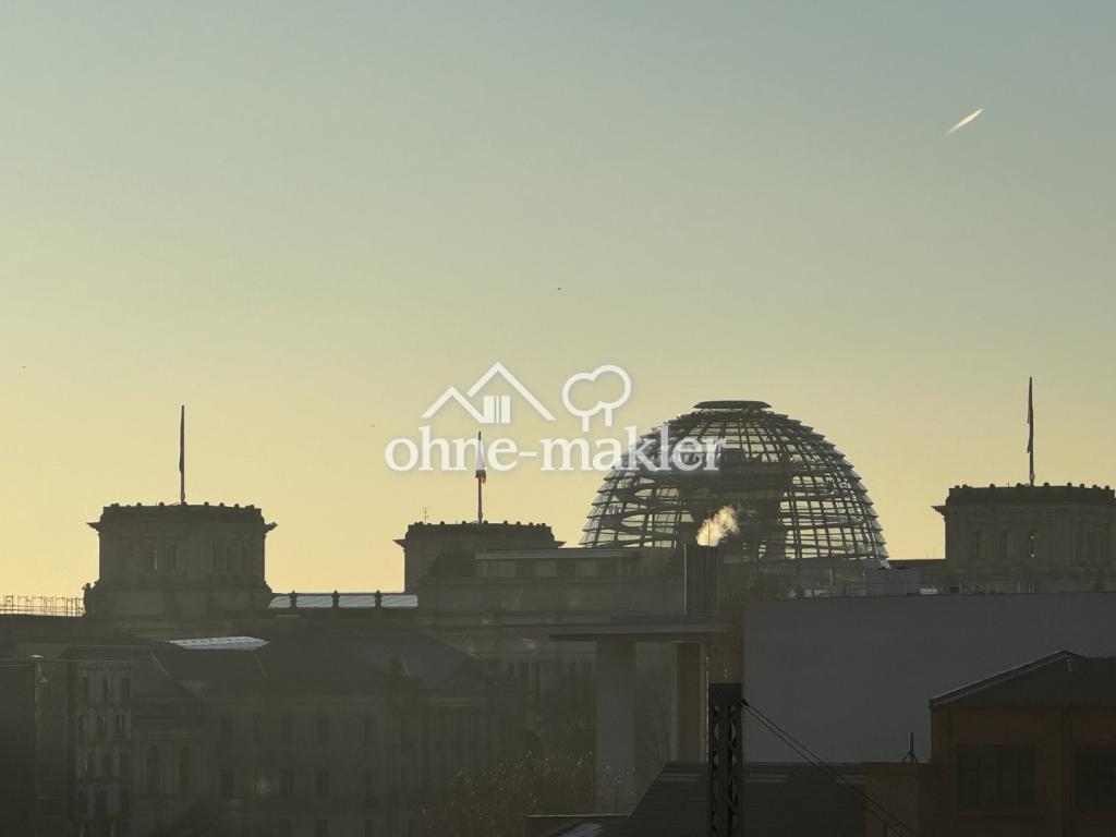 Sicht vom Balkon/ Reichstag