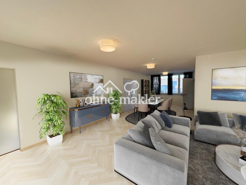 Wohnesszimmer visualisiert