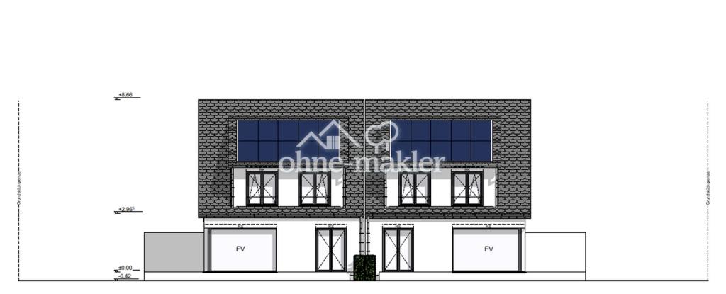 Hinteransicht Planung