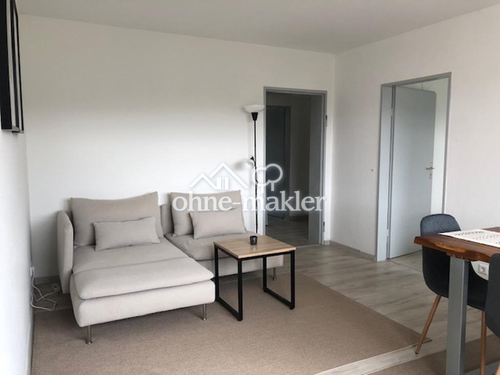 Neuwertige, möblierte 2-Zimmer Wohnung mit Rheinblick und Balkon - Photo 1