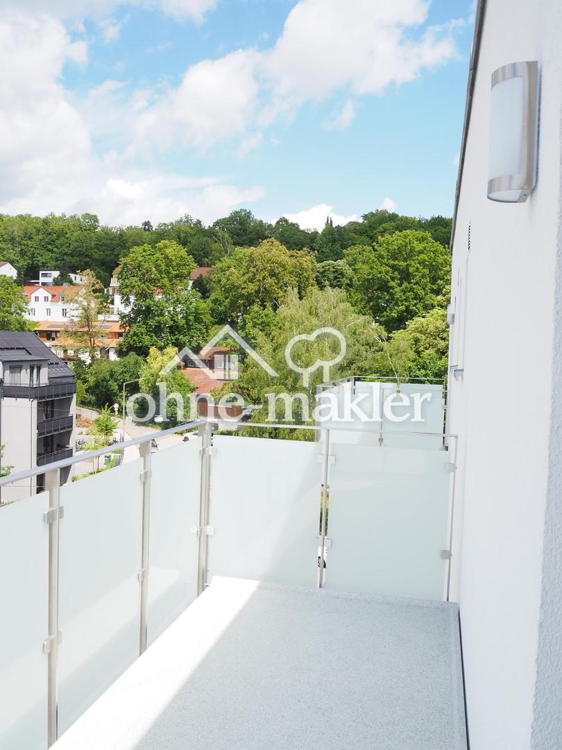 NEUBAU Effizienzhaus 40 - hochwertige 2-Zimmer Wohnung mit Balkon & Domblick in Regensburg-Steinweg - Foto 2