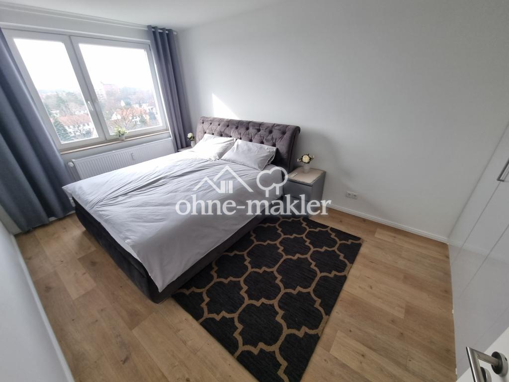 Möblierte, schön geschnittene 2-Zimmer-Wohnung mit Loggia, EBK & TG-Stellplatz am Appelhofweiher - Photo 4