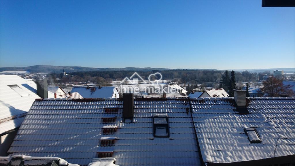 Blick über das Hausdach