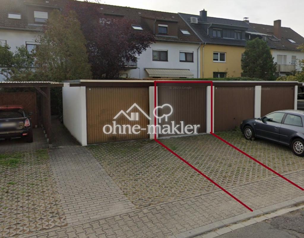 Garage mit Stellplatz