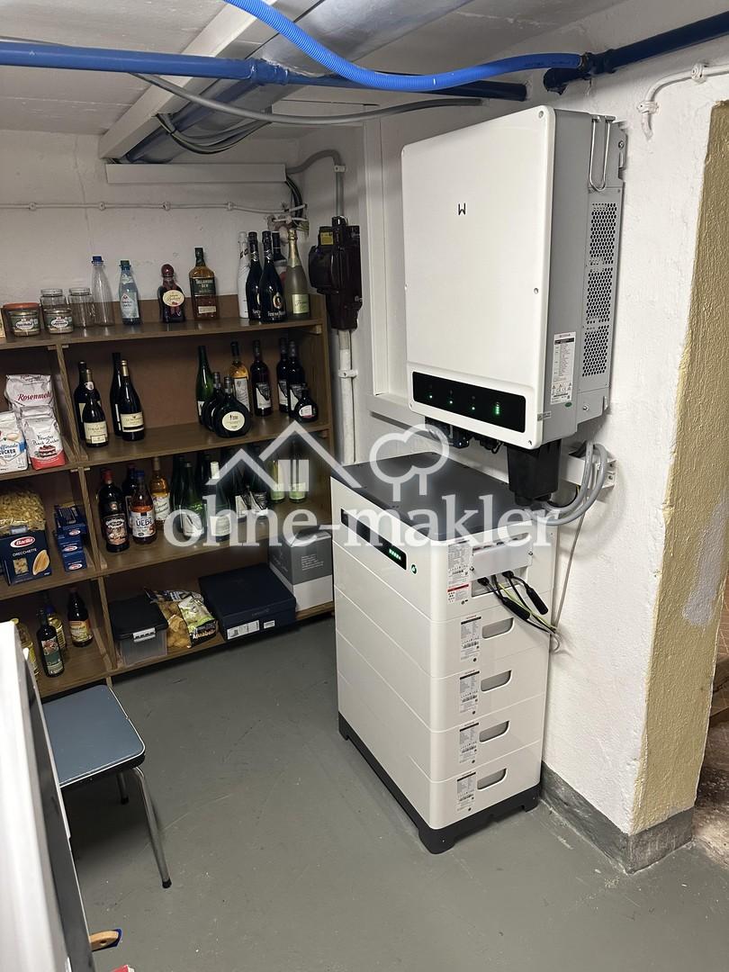 Keller mit PV Speicher