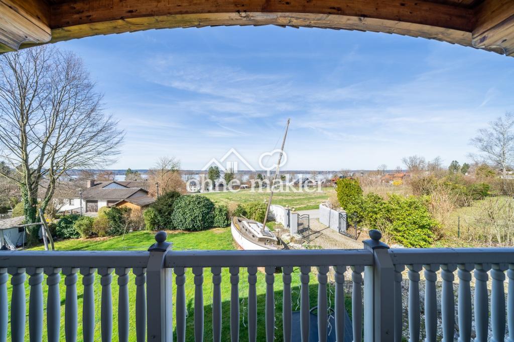 Blick vom Balkon Schlafzimmer